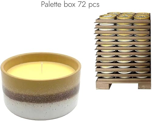 HOME DECO FACTORY, BO0144, Bougies Chauffe-Plat Citronnelle Lot de 15 - Parfum Frais et apaisant, Couleur Jaune éclatante, idéales pour Toutes Occasions - Taille : 8 cm, Couleur : Jaune - Nail Gallerys