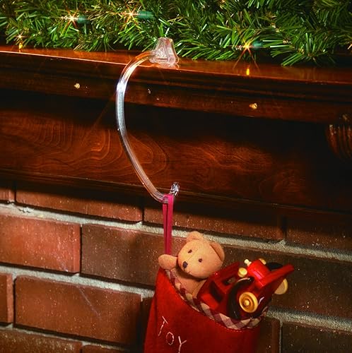 Adams Christmas 5730-06-1240 Crochet pour Chaussette de Noël avec organe de préhension sécuritaire, Lot de 2 - Nail Gallerys