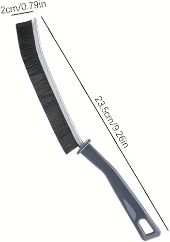 Pinceaux de Nettoyage à Fente Polyvalents 3 pièces, Manche en Plastique réutilisable, fermeté Moyenne, idéal pour l'extérieur, la Salle de Bain, Les Toilettes, la Cuisine – Pas Besoin d'électricité - Nail Gallerys