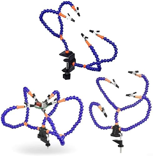 Outil de réparation auxiliaire avec bras flexibles Pieds amovibles Stable Autonome (5 griffes) - Nail Gallerys