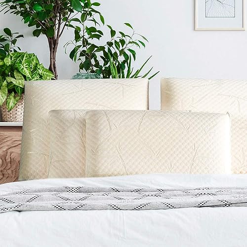 Olympe Literie Oreiller Cervical à Mémoire de Forme 40x60cm Sérénité Soutien Ferme, Déhoussable et Lavable - Nail Gallerys