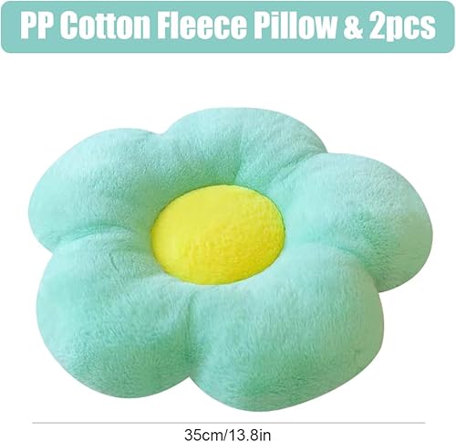 Coussin 2 Pièce Coussin Fleur Coussin de So Decoration Chambre Coussin Decoratif Coussin Personnalisé Decoration Chambre Fille Coussin Lit pour Le Lit, la Chambre à Coucher et Le Canapé - Nail Gallerys