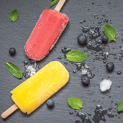 Relaxdays Bâton de Glace, en Bois, 5000 pièces, bâtonnets, bricoler, DIY, déco, H x L : 11,5 x 1 cm, Nature - Nail Gallerys