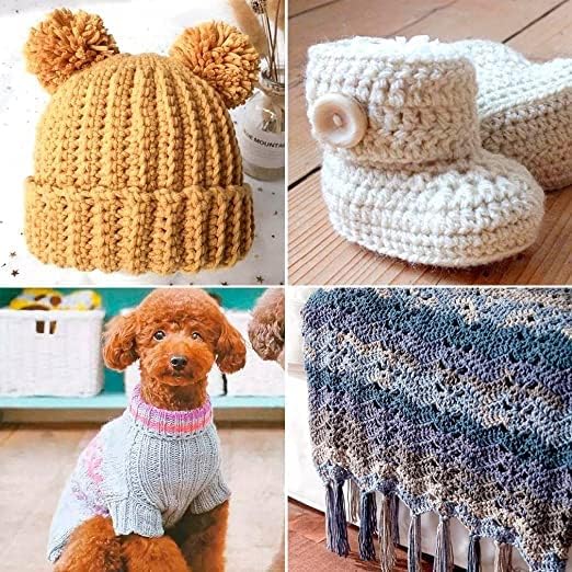 9 pièces/ensemble crochets, crochets ergonomiques ensemble outils de tissage d'aiguilles à tricoter avec poignée souple pour l'arthrite et les débutants - Nail Gallerys