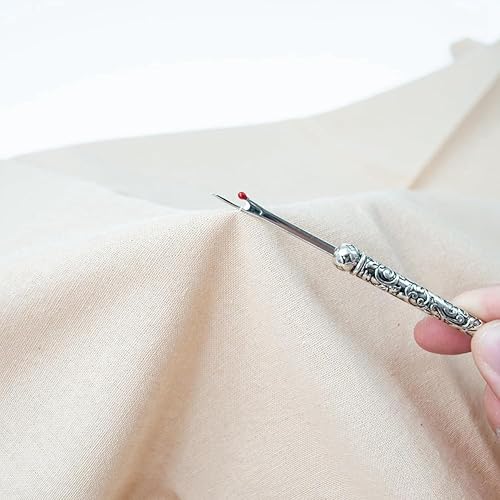 Simpls Kit de Découd-Vite Vintage Ensemble de Découd-Vite pour Couture, Artisanat, Enlèvement des Ourlets et des Coutures (2 Pièces Argentées) - Nail Gallerys