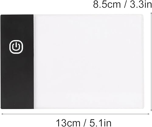 A6 Tablette Lumineuse kit Croquis, lampe peinture Très mince Luminosit?réglable Aides au dessin de bandes dessinées, protection des yeuxoutils de dessin - Nail Gallerys