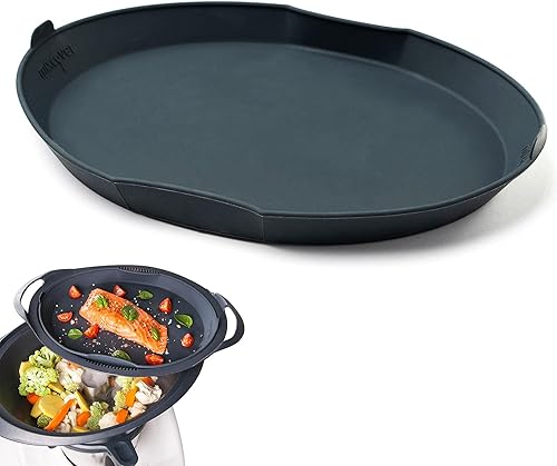 mixcover Forme à vapeur en silicone pour plat gratiné, compatible avec les accessoires Thermomix pour le plateau Varoma - Accessoire pour TM5 TM6 TM31 TM Friend, complet. - Nail Gallerys