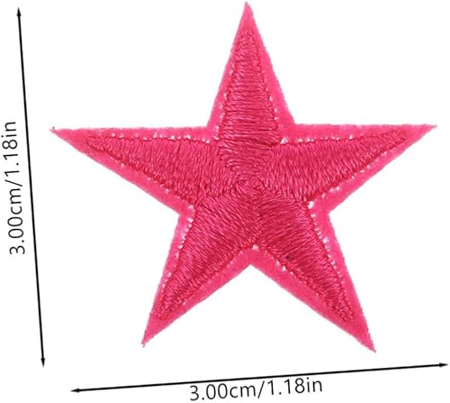 Veemoon 50pièces Patchs Thermocollants Étoiles Appliques Brodées Pour Vêtements Pour Jeans Vestes Et Sacs - Nail Gallerys