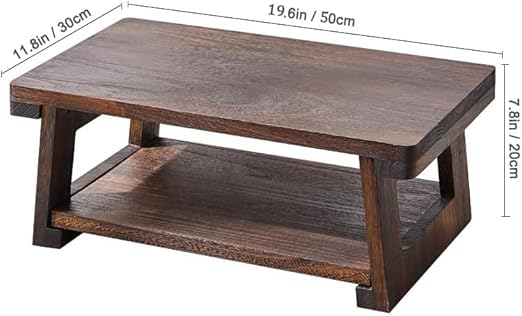 QZLGD Table basse pliante pour s'asseoir sur le sol, table de méditation et d'autel pour spirituel, table japonaise pour s'asseoir au sol, manger et café, 50 cm, AB123 - Nail Gallerys