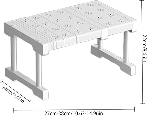 Gungtj Stackable Shelves, Closet Organizer, Expandable Pantry, Adjustable Racks Shoe Storage Wardrobe Shelves Bedroom Storage Kitchen Organizer Multi-Functional Shelves Versatile Storage Solution - Nail Gallerys
