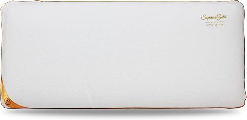 SAMPUR - Traversin Gold | Bloc à mémoire de Forme microperforée | Déhoussable et Lavable | Soutien et adaptabilité (135_cm) - Nail Gallerys