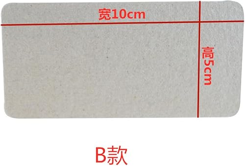 JOYSOG Lot de 5 couvercles de guide d'ondes pour micro-ondes - Tranches de mica, feuilles de mica, pièce de réparation pour four à micro-ondes Galanz - Accessoires d'isolation thermique (12,6 x 4,6 - Nail Gallerys