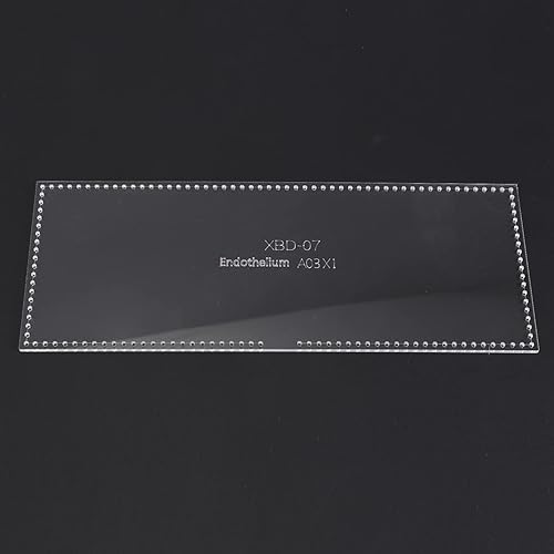 Wlauqueta 7PCS Ensemble de Gabarits en Acrylique Transparent Ensemble de Modèles de Gabarits pour Portefeuilles pour la Fabrication de Portefeuilles - Nail Gallerys