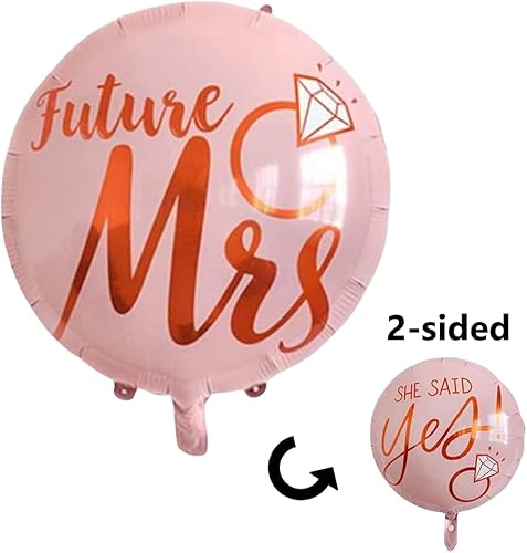 DIWULI Ballons Mariage - Mr and Mrs Just Married - Nail Gallerys