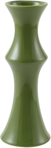 Liuyoyo Vase en Bambou en Céramique, Vases Décoratifs Modernes en Céramique Verte, Vase en Forme de Bambou en Céramique Fait à la Main, Décoration Artistique Moderne pour la (L) - Nail Gallerys