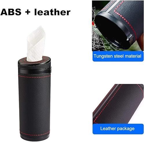 MEROURII Boîte À Mouchoirs Voiture,Porte-Mouchoir en Cuir PU, Porte-Serviette en Papier Voiture,Distributeur À Mouchoirs pour Bureau Salle de Bains Voiture - Nail Gallerys