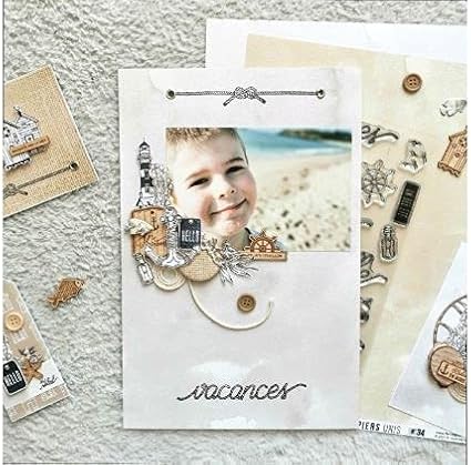 19 Tampons transparents 'Florilèges Design - Vue sur mer' Prendre le large, A5 - Nail Gallerys