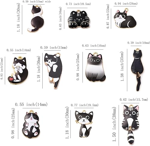 DanLingJewelry Pendentifs en alliage émaillé pour la fabrication de bijoux - Nail Gallerys