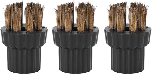 Allthingstore Lot de 3 têtes de brosse de rechange en laiton pour nettoyeur vapeur X500, X700 - Nail Gallerys