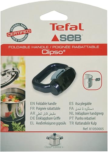 Seb X1050005 Poignée Rabattable Bleu Clipso Control - Nail Gallerys