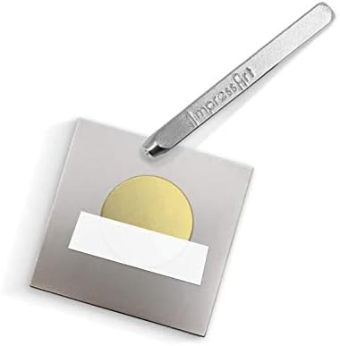 ImpressArt Bloc en Acier de 10,2 x 10,2 cm, Grand - Nail Gallerys