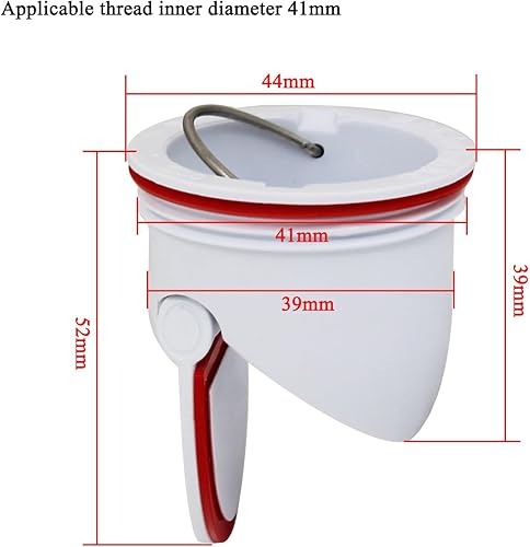 Valve Anti Odeur vanne pour Salle de Bain Siphon Bouchon évacuation de vidange Anti Insecte pour lavabo Baignoire Douche pour Sol Machine à Laver bonde egout clapet Anti refoulement (33-39mm) - Nail Gallerys