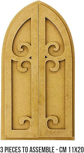 Stamperia - Crafty Shapes for Scrapbooks, Albums, Cards, Bullet Journals and More, Decorate with Papers and Paint, Perfect for Hobbies, Crafts, and Gifting (Master of Magic, Window) - Nail Gallerys