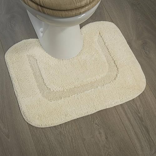 Sealskin Cotton Nova, Tapis de Contour WC, Coton, 45 x 60 cm, Naturel - Nail Gallerys