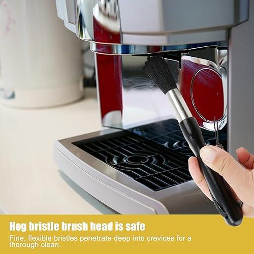 Brosse pour Moulin à Café, sans Poils Tombants, Pinceau de Nettoyage pour Moulin à Café, Machine à café, Machines à Expresso, Pinceau de Cuisine, Accessoires Barista - Nail Gallerys