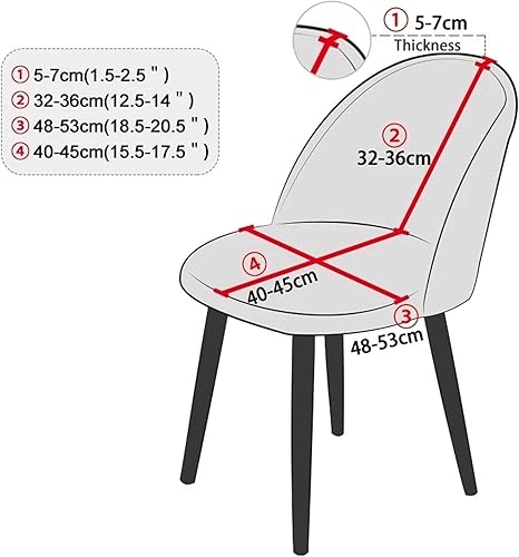 Extensible Housse de Chaise Salle a Manger Scandinave Mariage Bureau Couverture de Chaise Cuisine sans Bras Universel Protection de Chaise pour Scandinaves Chaise (Color : I, Size : 2pcs) - Nail Gallerys