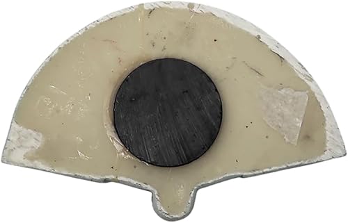 Aimant en résine de réfrigérateur Venise Pont du Rialto 3D en forme d'éventail souvenir de collection maison cuisine 7 x 7 cm V-112 - Nail Gallerys