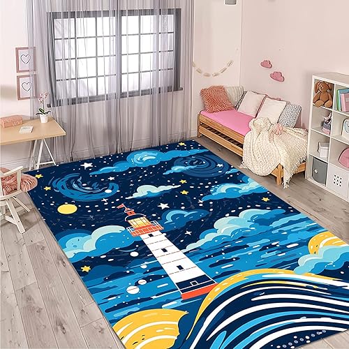 Fadaing Capybara Tapis de salon, 160 x 230 cm, motif animal mignon, pour chambre d'enfant, dessin animé Capybara Tapis de jeu pour enfants (11, 140 x 200 cm) - Nail Gallerys