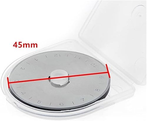 devilish Lames rotatives - Studio Fabric Cutter Wheel 10 pièces Cutter Rotatif en Acier | Lames rotatives Robustes pour Le Patchwork - Nail Gallerys