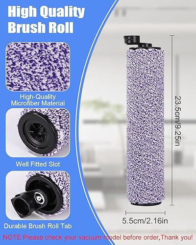 Cexovo Rouleau de brosse de rechange et Filtre pour Shark WDB1F2 pour aspirateur pour HydroVac XL 3 en 1 Accessoires 1 brosse rouleau 1 brosse nettoyage 2 filtres 4 cotons filtrants - Nail Gallerys
