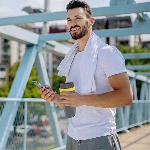 Generisch Twist Top Cup - Gobelet à eau avec fermeture à torsion de 300 ml avec paille | Tasse à café de voyage, tasse thermique pour preuve de perte portable pour étudiants, filles, femmes - Nail Gallerys