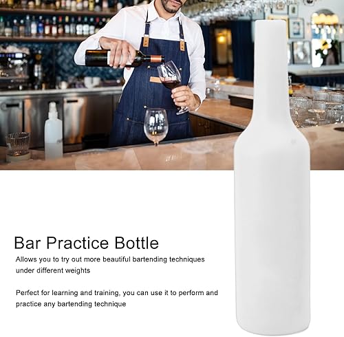 ZPSHYD Bouteilles De Style D'entraînement En Silicone Pour Barman, Bouteilles De Formation De Cocktail, 4 Couleurs, Idéales Pour les Spectacles De Bar Et la Formation En Mixologie(blanc) - Nail Gallerys