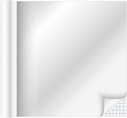 Maximex Feuille Miroir indéchirable avec Effet de réflexion | Collage Facile | Découpe personnalisée | Quadrillage pour précision | 58 x 150 cm - Nail Gallerys