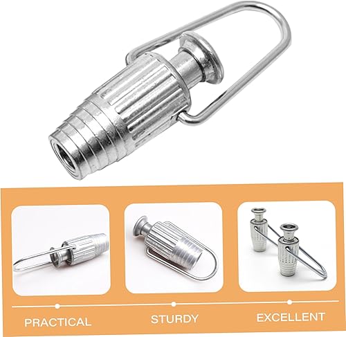 Abibiocy 2 PCS Rescartin de la Corde à Linge 3.2x1.4 '' '' Poulle de Corde en Alliage en Aluminium en Aluminium Anti-Gang - Nail Gallerys