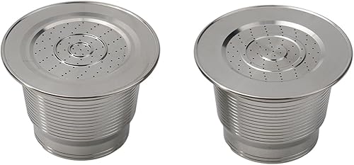 Métal réutilisable pour machines à expresso fabriqué en acier inoxydable 304 (trou carré) - Nail Gallerys