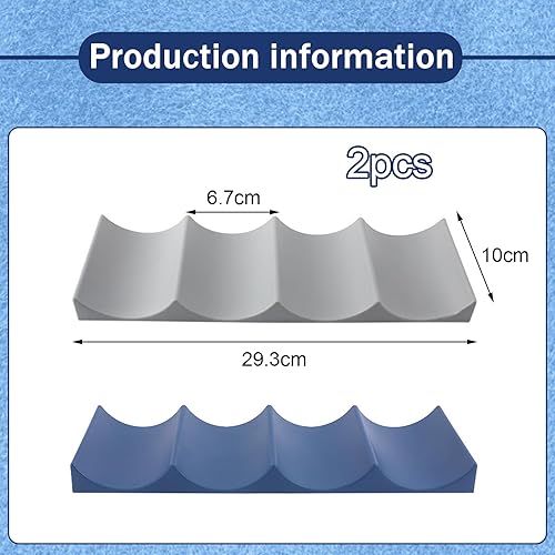 EUYKQNOI Porte Bouteille Vin, 2 Pièces Range Bouteille Frigo, Rangement Bouteille Frigo, Support Bouteille Vin, Étagère à Vin en Plastique Jusqu’à 10 Bouteilles, pour Armoire de Cuisine, Frigo - Nail Gallerys