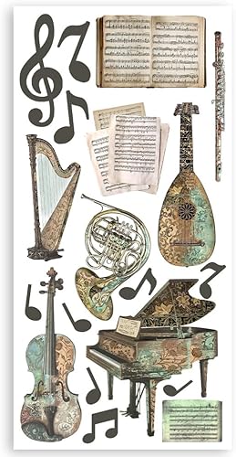 Stamperia découpes en Papier, Coloris Assortis, taille unique - Nail Gallerys