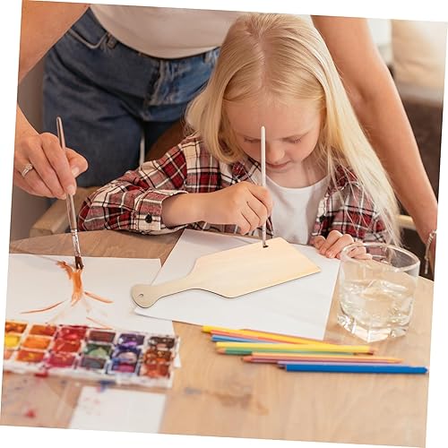 Zerodeko 6pièces Mini Planches À Découper Bois Non Avec Poignée Diy Planche À Découper Bois Pour Artisanat Et Décoration - Nail Gallerys