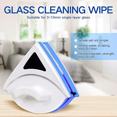SUQ Nettoyant pour Vitres Magnétique Double Face, Double Latérale Magnétique Outils de Nettoyage avec Corde Anti-Chute pour De Grande Hauteur et Fenêtres Vitrées de Voiture(Green) - Nail Gallerys