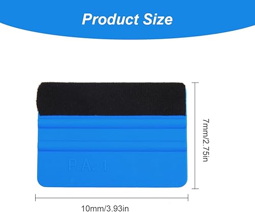 GNALIA 2PCS Raclette Film de Fenêtre avec Bord Fibre, Raclette Durable Raclette de Film de Fenêtre, Outil de Teinture de fenêtre pour Films Fenêtre et Films de Voiture - Nail Gallerys
