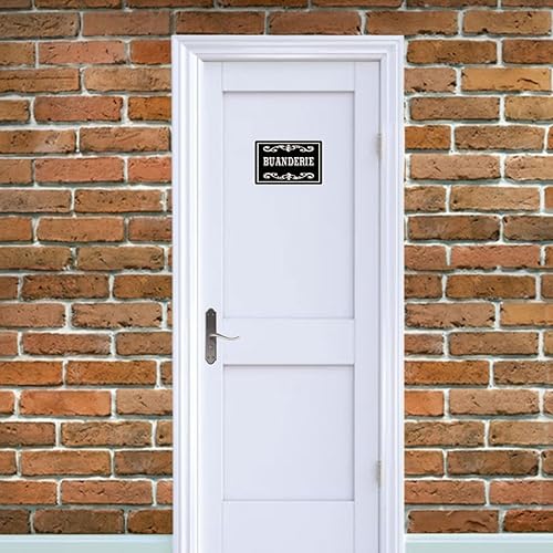 Plaque de porte buanderie - Nail Gallerys