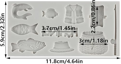 MINFEIDMS Moule en silicone pour décoration de gâteaux en sucre et pâte à sucre en pâte polymère - Nail Gallerys