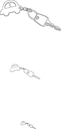 Artémio Porte-clés Anneau + émerillon pivotant (10 pièces) - Nail Gallerys