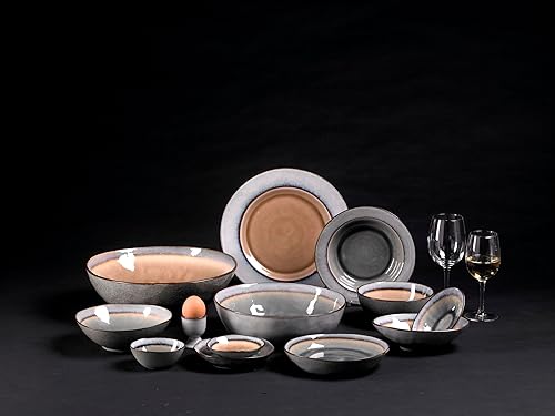 Cosy & Trendy Lot de 6 Tasses en Céramique, Castor, 39Cl, Multicouleur - Nail Gallerys