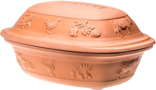 Römertopf 119 00 Rustico Pot en céramique Non émaillé, Couleur Terre Cuite, 3 l - Nail Gallerys