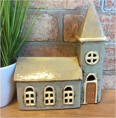 Village Pottery Photophore d'église - Nail Gallerys